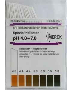 Indikatorstreifen pH 2,5-4,5 zur Messung  vom pH-Wert in Maische und Saft