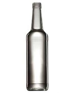 Geradehalsflasche 0,5 l, PP 28 Versand nach Absprache
